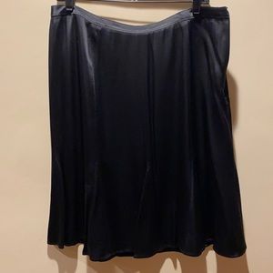 Dry Cleaned Ann Taylor Dressy Black Skirt